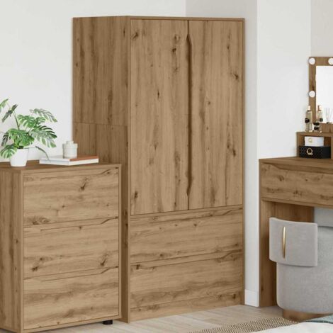Armario Roble Artesanal 79,5 x 49 x 156 cm Madera de ingeniería