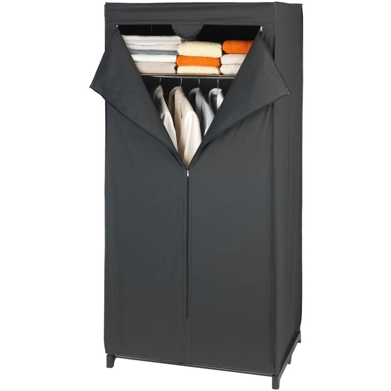 

Armario ropero Deep Black con repisa - Wenko