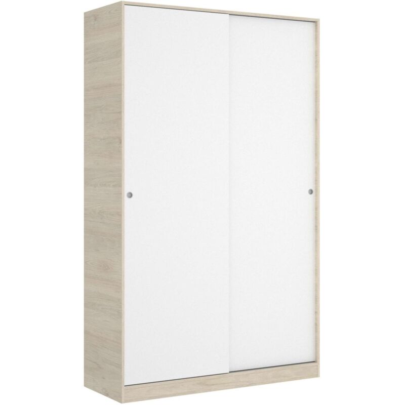

Armario puertas correderas Lupión varios colores a elegir 204 cm(alto)120 cm(ancho)50 cm(largo) Color NATURAL-BLANCO BRILLO
