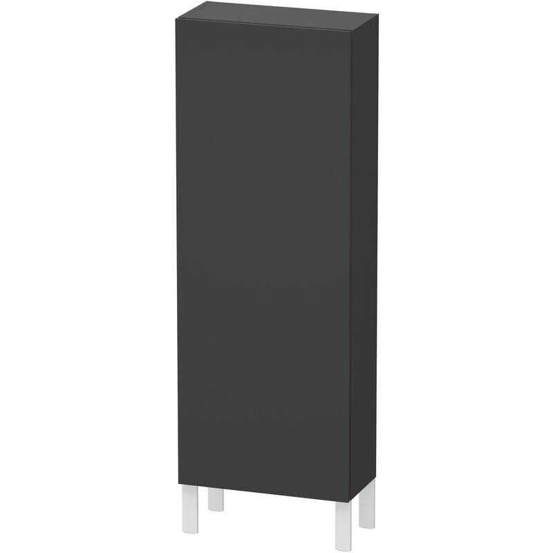 

Armario semi alto Duravit L-Cube, anchura 500mm, profundidad 243mm, 1 puerta, bisagra a la derecha, color: Grafito Mate Decoración - LC1169R4949