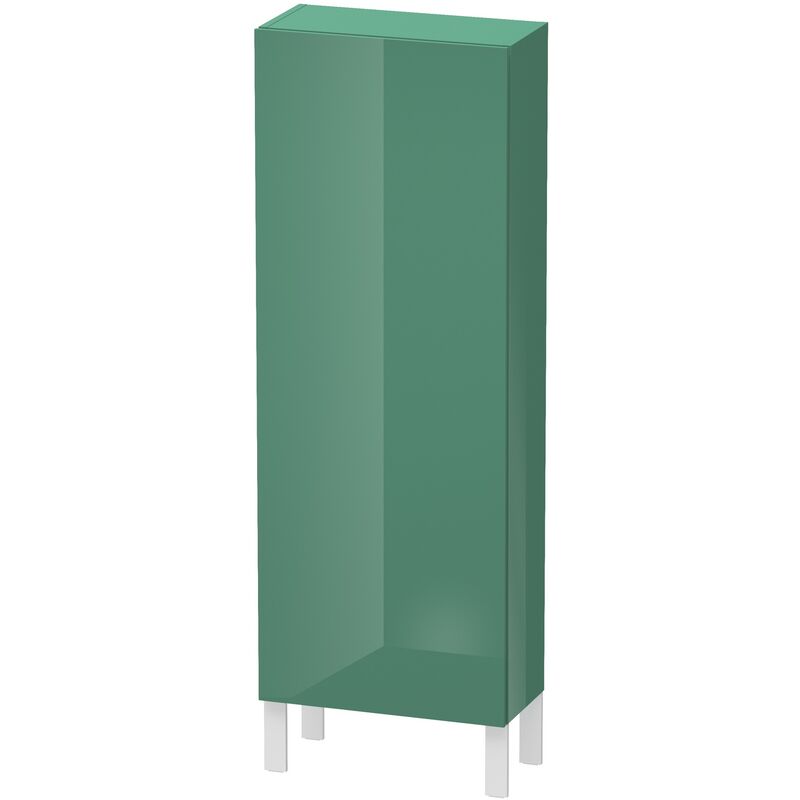 

Armario semi alto Duravit L-Cube, anchura 500mm, profundidad 243mm, 1 puerta, bisagra a la derecha, color: Jade laca alto brillo - LC1169R0303