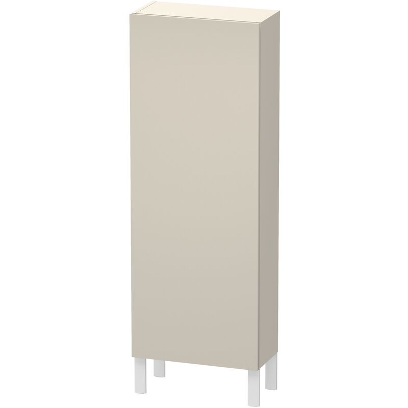 

Duravit Ag - Armario semi alto Duravit L-Cube, anchura 500mm, profundidad 243mm, 1 puerta, bisagra a la derecha, color: Decoración Topo - LC1169R9191