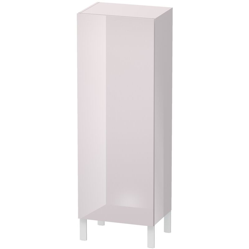 

Armario semi alto Duravit L-Cube, anchura 500mm, profundidad 363mm, 1 puerta, bisagra a la derecha, color: Laca blanca lila alto brillo - LC1179R2727