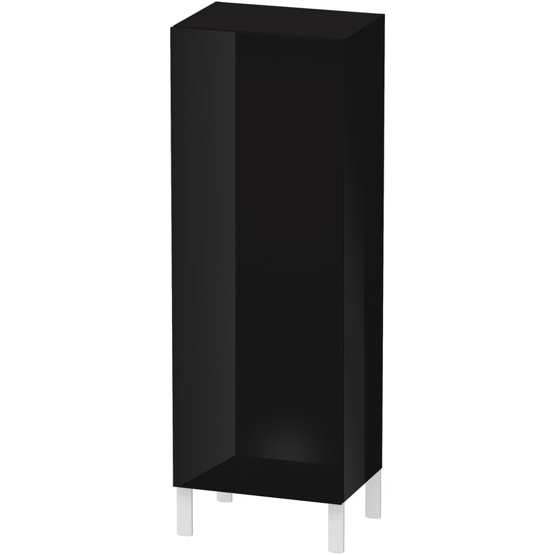 

Armario semi alto Duravit L-Cube, anchura 500mm, profundidad 363mm, 1 puerta, bisagra a la derecha, color: Laca negra de alto brillo - LC1179R4040