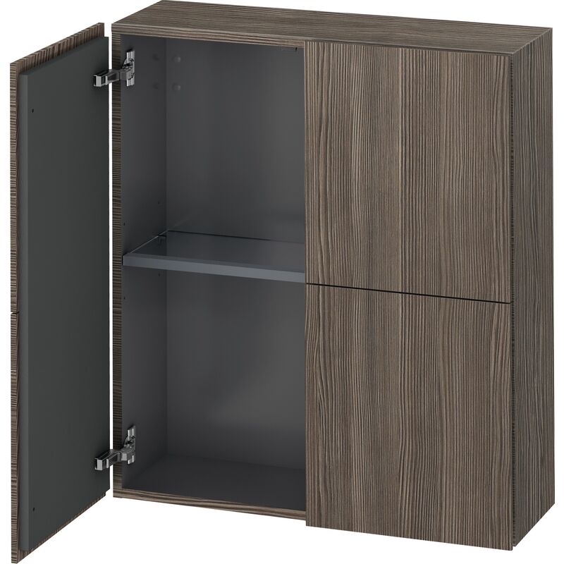 

Armario semi alto Duravit L-Cube, anchura 700mm, profundidad 243mm, 2 puertas, color: Pino Terra Decor - LC116705151