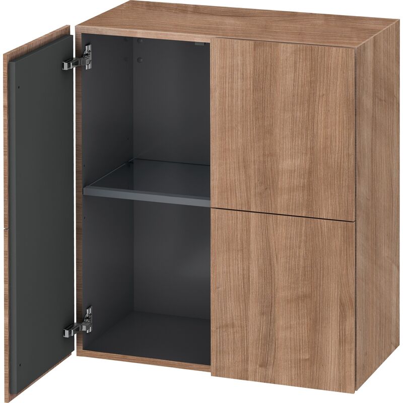 

Armario semi alto Duravit L-Cube, anchura 700mm, profundidad 363mm, 2 puertas, color: Cerezo del Tesino - LC117707373