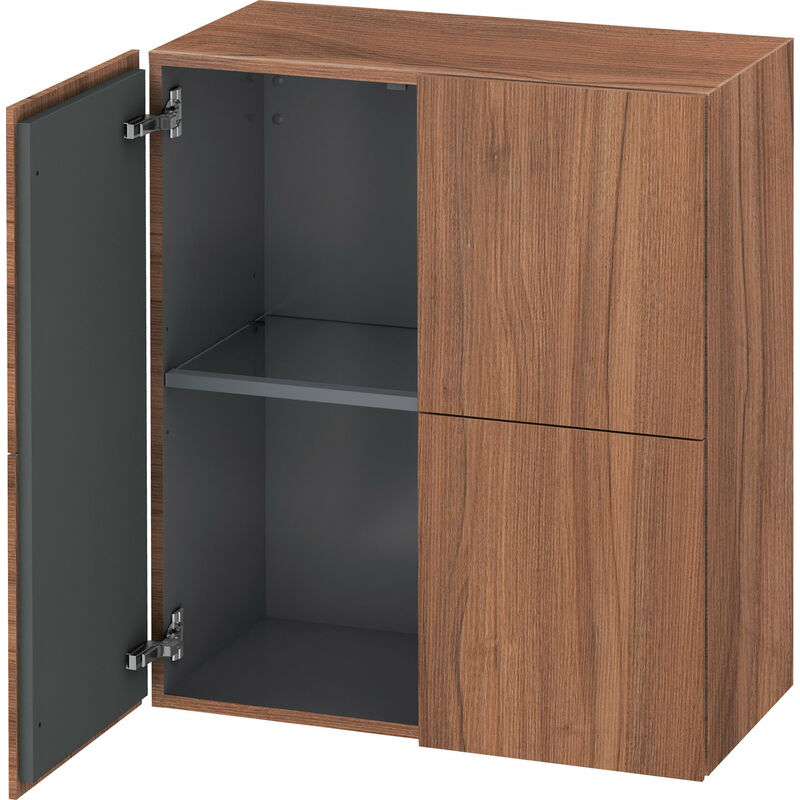 

Armario semi alto Duravit L-Cube, anchura 700mm, profundidad 363mm, 2 puertas, color: Nogal natural decorado - LC117707979