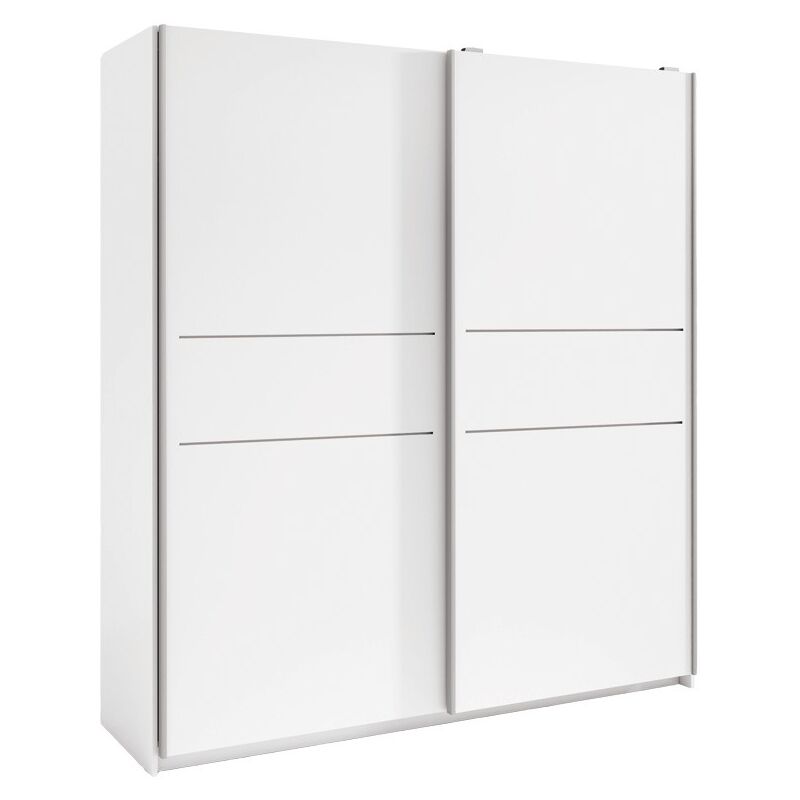 

Armario Siena Color Blanco 2 Puertas correderas habitación Dormitorio Matrimonio 201x182x56 cm