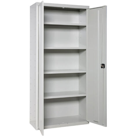 Armario Simon Rack Gris Metal 80 x 40 x 180 cm