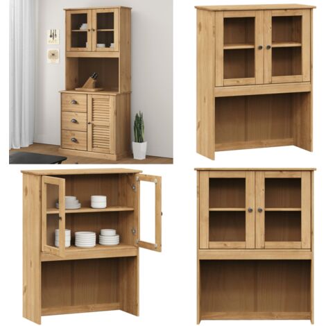 Armario superior para tocador VIGO madera de pino 78x30x100 cm - Armario superior para cómoda - Armario superior para bufé