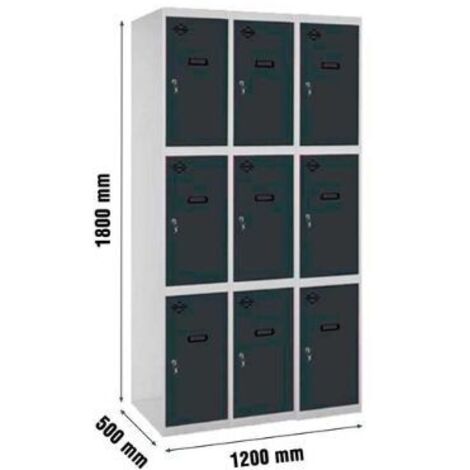 Armario Taquilla SIMON LOCKER desm. 3 puertas 3/9 400 (1200) gr/an