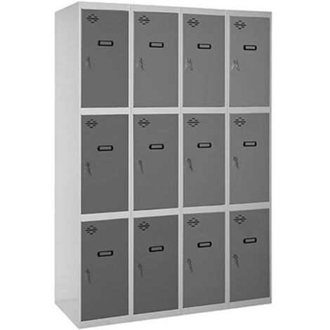 Armario Taquilla SIMON LOCKER PROF.Monobloque 3 PUERTA 4/12 300(1200)GR/AN