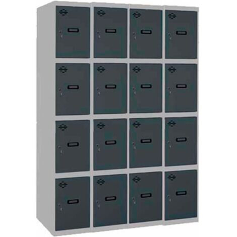 Armario Taquilla SIMON LOCKER PROF.Monobloque 4 PUERTA 4/16 300(1200)GR/AN