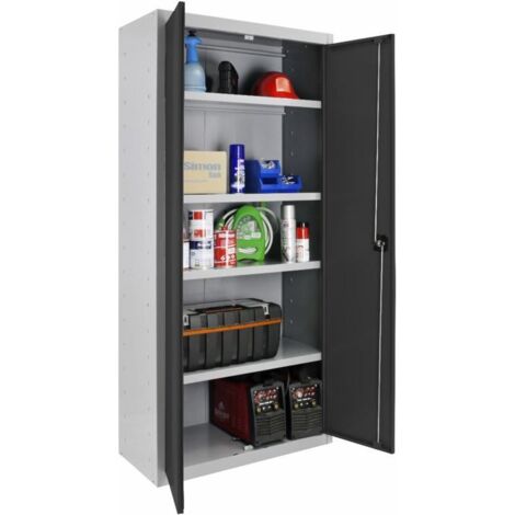 Armario Taquilla SIMON LOCKER PROF.Monobloque Multiusos 180x100x40 2/4 GR/AN