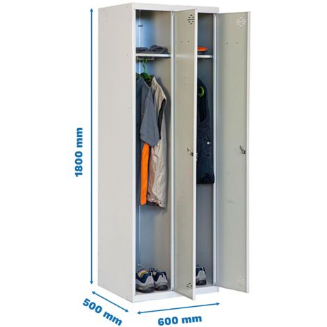 Armario Taquilla Simonlocker Profesional dism.single 2/2 300 (600) gris