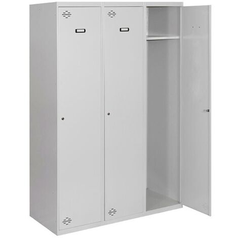 Armario Taquilla Simonlocker Profesional dism.single 3/3 300 (900) gris