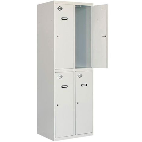 Armario Taquilla Simonlocker Profesional dism.tandem 2/4 300 (600) gris