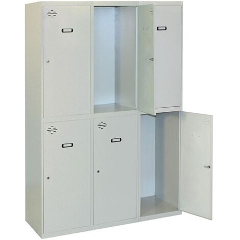 Armario Taquilla Simonlocker Profesional dism.tandem 3/6 300 (900) gris