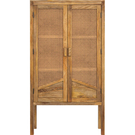Armario Tiki de caña 2 puertas de madera