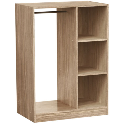 Armario Vestidor de 3 Compartimentos 78x48x109cm 7house
