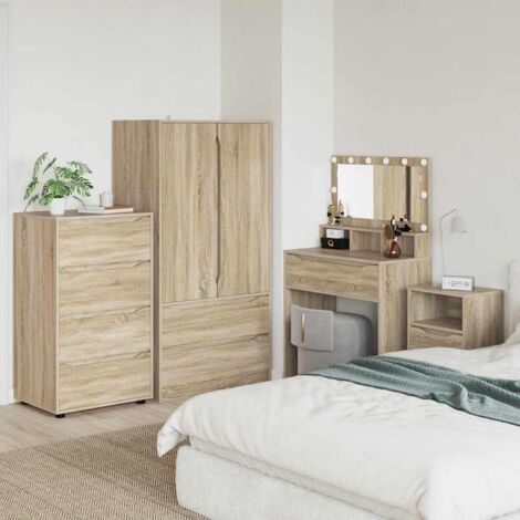 Armarios de Almacenamiento Roble 60 x 48 x 105 cm