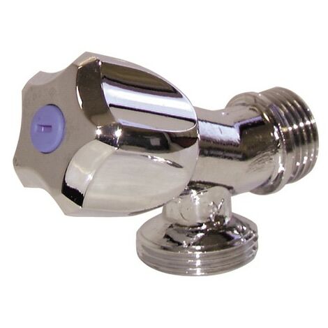 Armatur - Einfaches Ventil Waschmaschine gebogen M1/2"  - DIFF