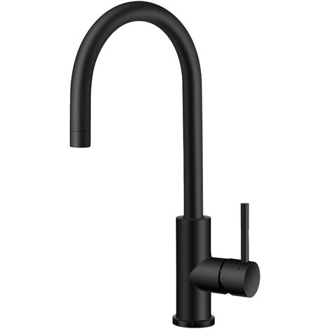 Armatur Victory GT2008 Hochdruck schwarz Matt mit verstellbarem Brausekopf und ausziehbarem Brauseschlauch