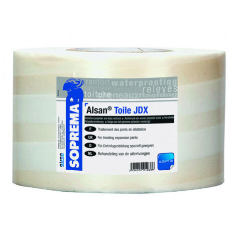 Armature de renfort des joints de dilatation - ALSAN® TOILE JDX 10m x 0,20m