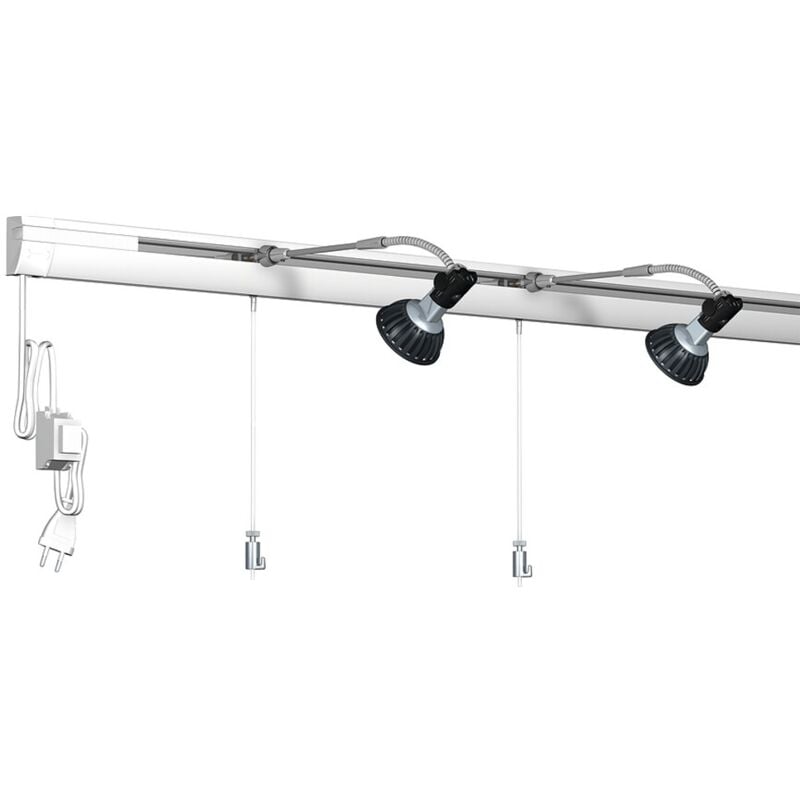 Arti Teq - Cimaise Box Artiteq Combi Rail premium 2 mètres - Kit accrochage tableau - Métrage : 2 mètres