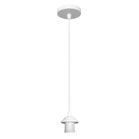 Armazon Colgante Disco P/pantalla Blanco 1xe27 Regx10x10 Cm