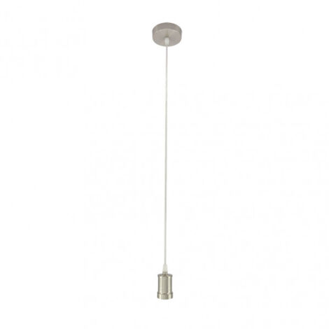 Armazón de techo colgante “Puja” de altura regulable E27 (220/240V) IP20 fabricado en metal color níquel