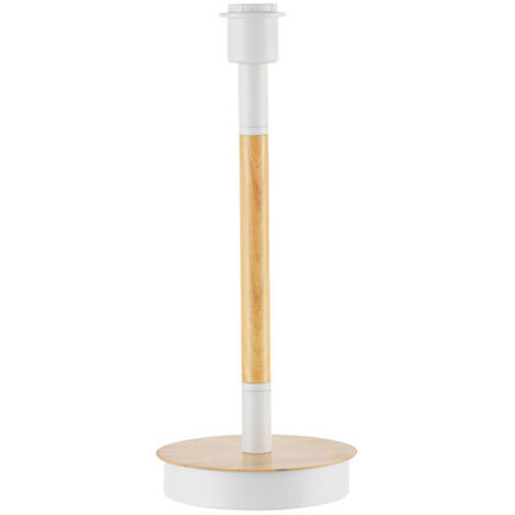 Armazon sobremesa Tropico 1xe14 Blanco/haya 33x13x13cm