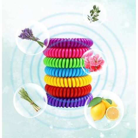 Armbänder, elastische Armbänder für Erwachsene und Kinder, Mückenschutz, Juckreizlinderung.