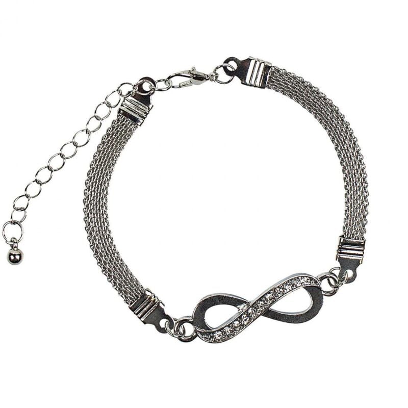 Image of Armband mit Ewigkeitssymbol - Silber