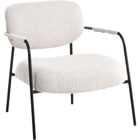 Armchair AUSVIKA Fabric Light Beige