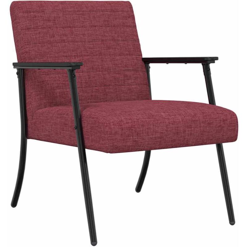 Armchair Wine Red 59 X 75 X 78 Cm Fabric Vidaxl
