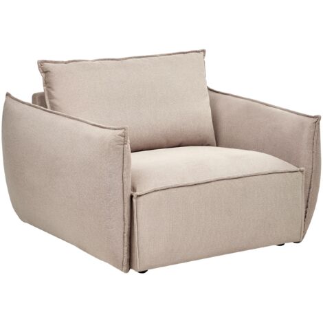 Armchair KUNES Fabric Taupe