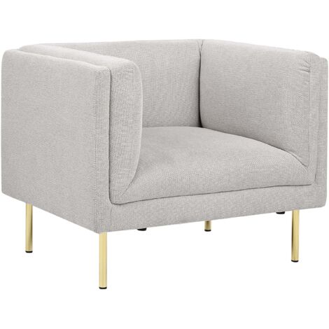 Armchair MOEN Fabric Light Grey