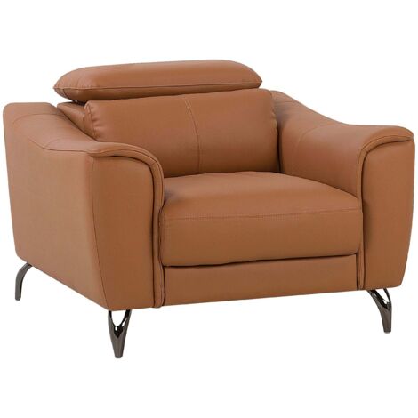 Armchair NARWIK Leather Brown
