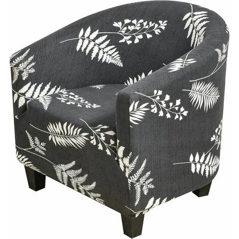Armchair Slipcover, Armchair Slipcover, Armchair Slipcover, Elastic Slipcover, For Club Armchair, 1 Piece, Dark Gray