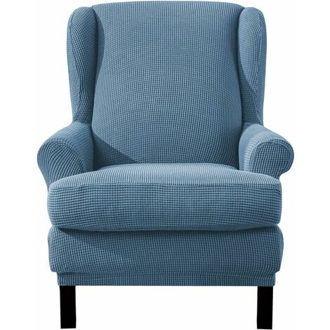 Armchair Slipcovers Stretch Sofa Slipcover, Elastic Relax Sofa Cover (Un Jean Bleu)