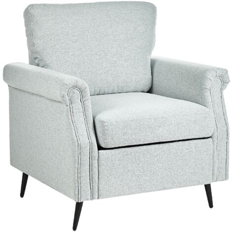 Armchair VIETAS Fabric Light Grey