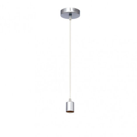 Arm.colgante cara 1xe27 cromo regx10x10 cm