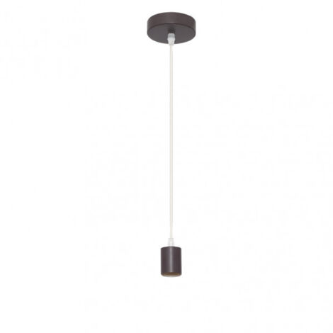 Arm.colgante cara 1xe27 marron regx10x10 cm