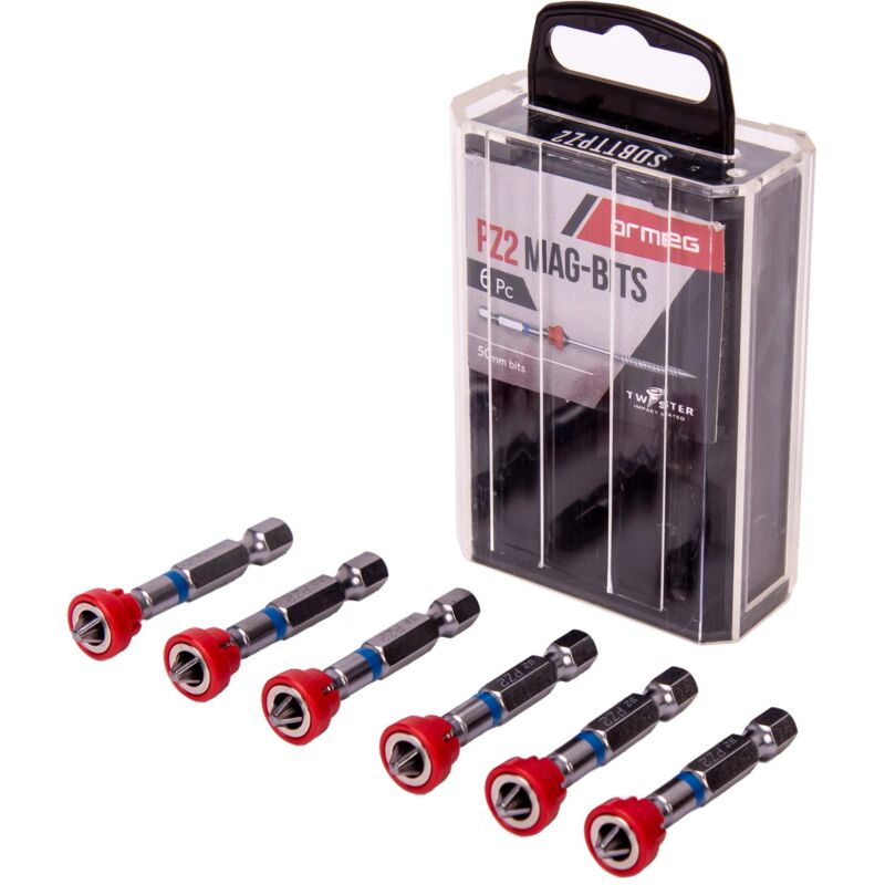 Armeg SDBTTPZ2 - Set di 6 punte per colletto