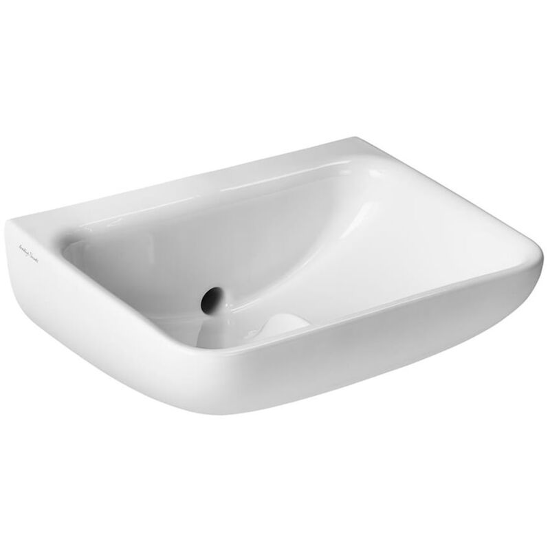 Contour 21 Plus Basin with Back Outlet 500mm Wide - 0 Tap Hole - Armitage Shanks