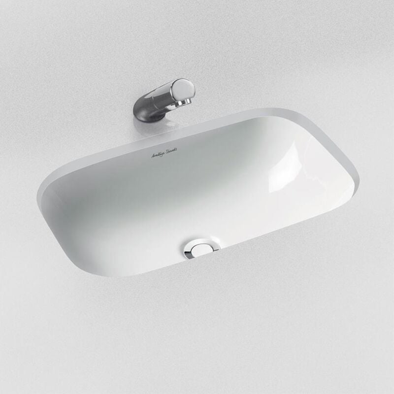 Contour 21 Under Countertop Basin with Overflow 555mm Wide - 0 Tap Hole - Armitage Shanks