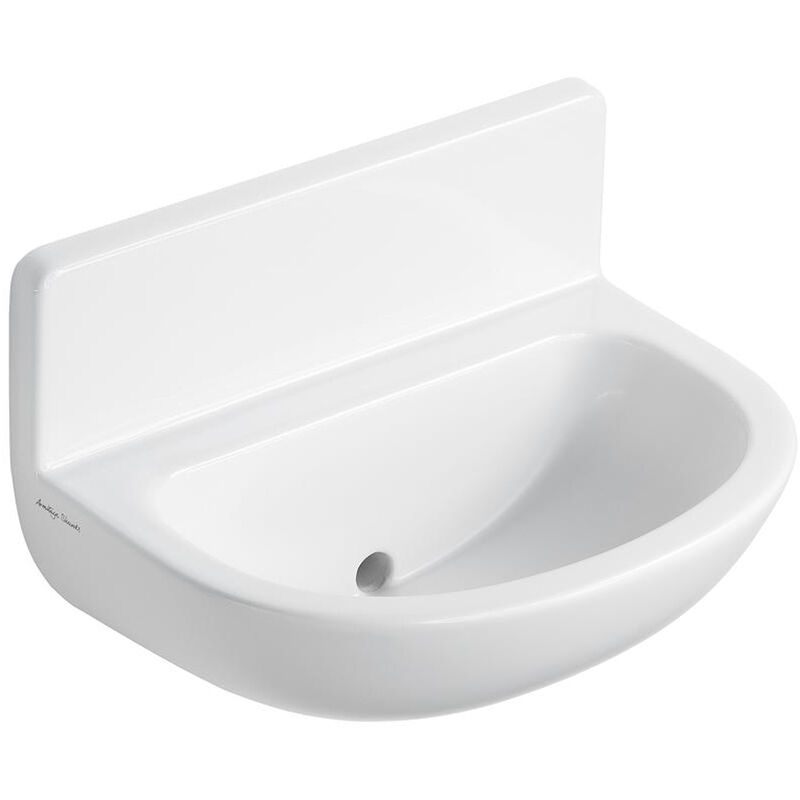 Contour 21 Upstand Basin with Back Outlet 500mm Wide - 0 Tap Hole - Armitage Shanks