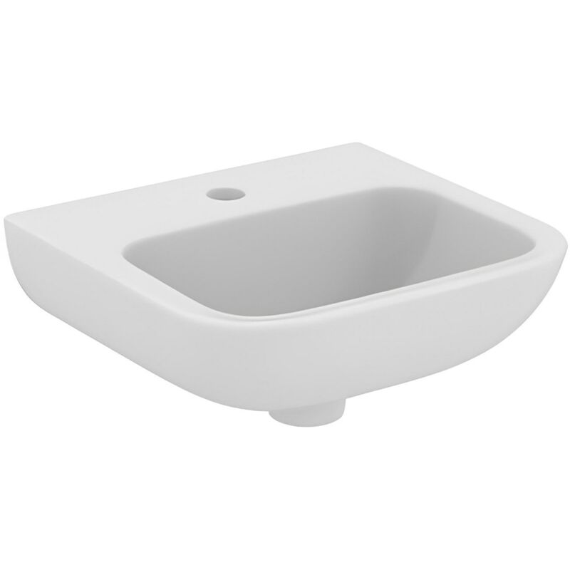 Portman 21 Wall Hung Cloakroom Basin No Overflow 400mm Wide - 1 Tap Hole - Armitage Shanks