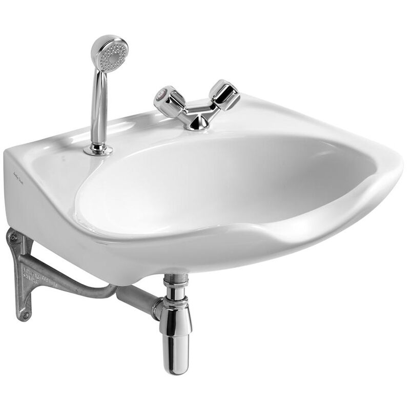 Salonex Hairdressers Basin 610mm W - 2 Tap Hole - Armitage Shanks